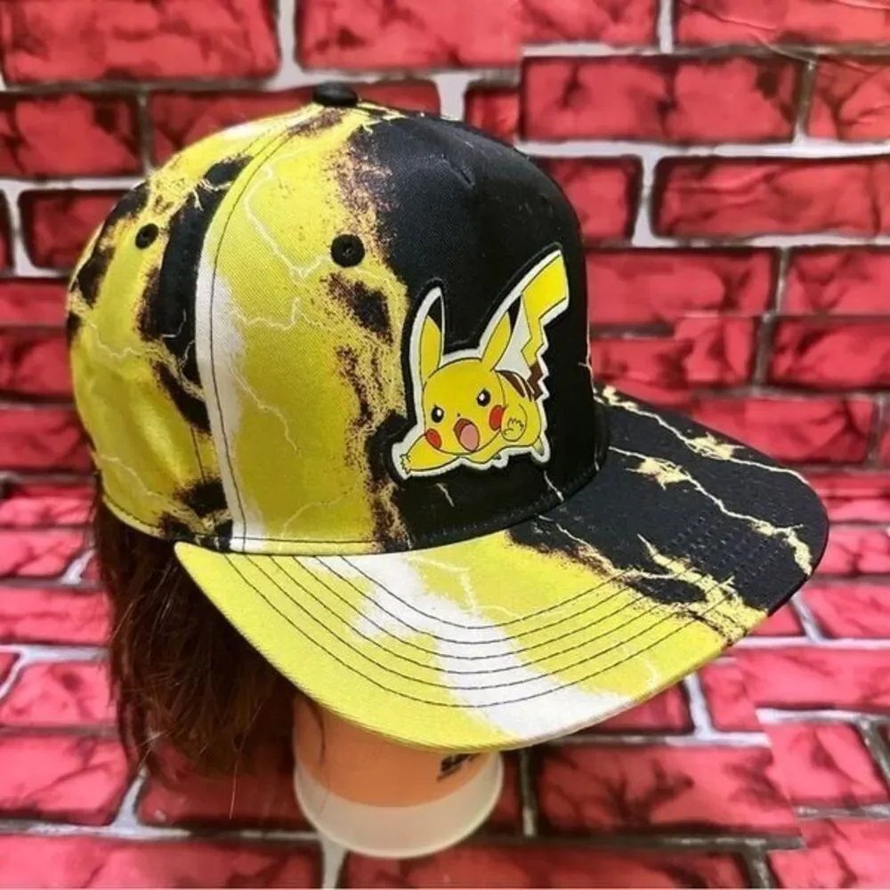 Pikachu Pokemon SnapBack Hat adjustable